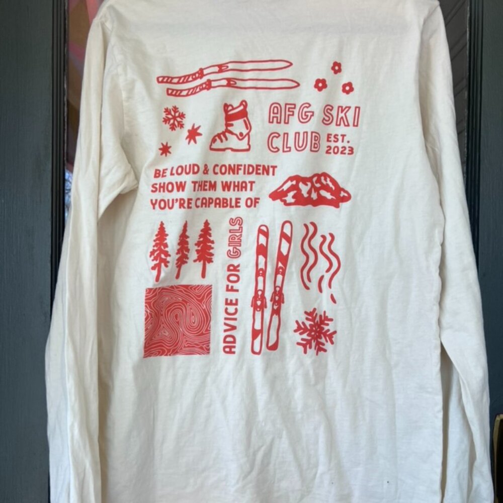 Advice for Girls long sleeve tee shirt from movie tour